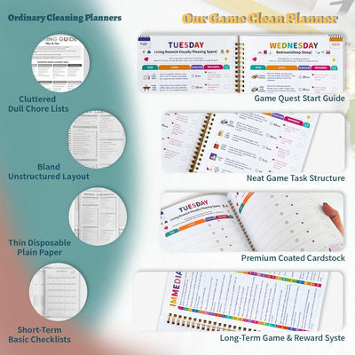 OCD Cleaning Planner For Stay At Home Moms