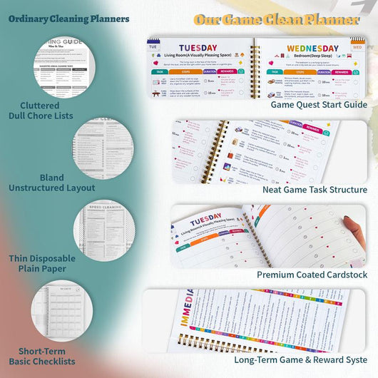 OCD Cleaning Planner For Stay At Home Moms