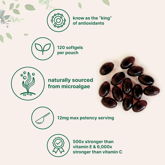 Astaxanthin capsules Spanish