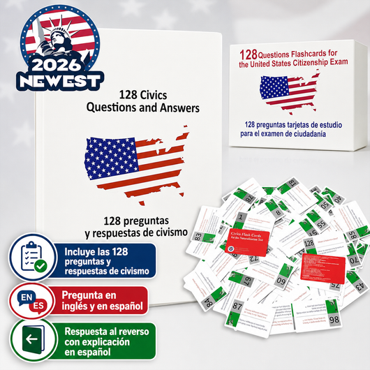 US Citizen Flash Cards