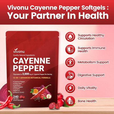 Cayenne Pepper All In One Capsule For Women