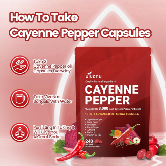 Cayenne Pepper All In One Capsule For Women
