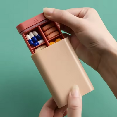 Mini Portable Travel Vitamin Organizer